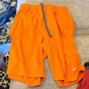 Amazon Essentials Orange Athletic Shorts